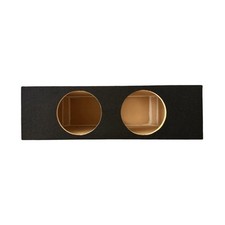 8  Dual Ported Subwoofer Enclosure Black