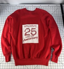 Vintage 80s 90s Walmart Sweatshirt Size L Pannhill Made In USA New Uniform Crew