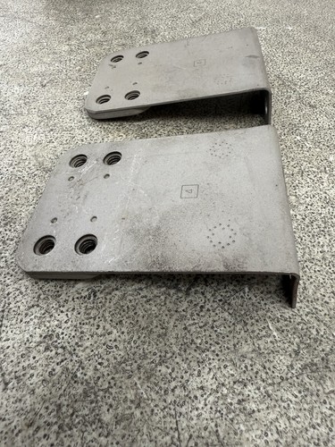 1967-1972 Chevy GMC Pickup truck Factory Bed Toolbox Door Mounting Brackets - Picture 3 of 5