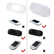Full Coverage Clear Hard Case Protector Housing for PSP1000/PSP2000 Game Device