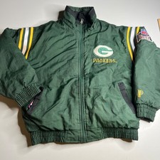 Vintage Green Bay Packers Reversible NFL Pro Player Puffer Jacket Size P/S / M