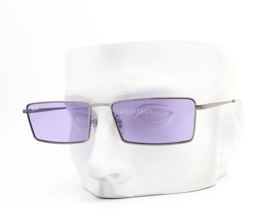 Gafas de sol Ray-Ban Emy RB 3741 004/1A Gunmetal lente violeta 59 mm sin estuche Foto 2 de 4