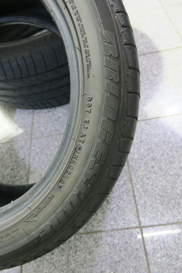 2x Sommerreifen BRIDGESTONE POTENZA RE050 RUN FLAT 245/45R17 95W 6mm - Bild 4 von 4