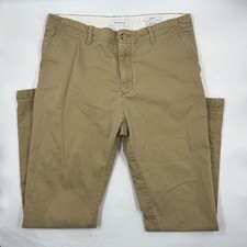 Urban Outfitters Men's Skinny Chino Pants Size 34/32 Khaki Cotton Slim Leg Pant