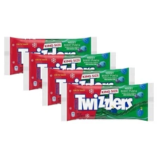 Twizzlers Merry Berry Punch - 5 Oz Bags - Pack Of 4 - Christmas Stocking Stuffer