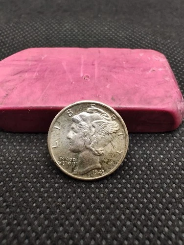 1943-D fb silver mercury dime