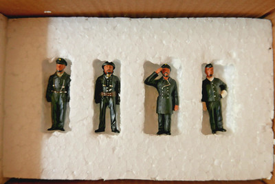 Hachette U96, 4 Metallfiguren, 1:48