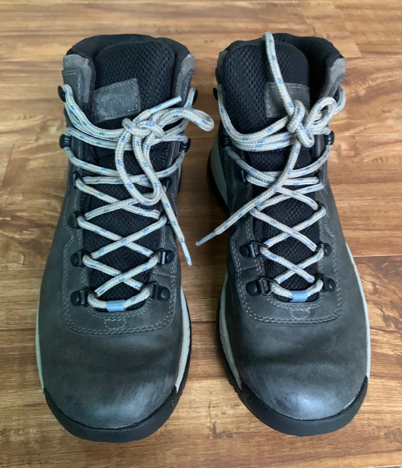 Columbia Omni Grip Mujer Impermeable Cuero Parte Superior Alta Aire Libre Senderismo Zapatos Talla 11 Foto 3 de 4