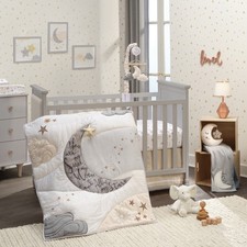 Lambs Ivy Goodnight Moon 3-Piece Celestial Nursery Baby Crib Bedding Set