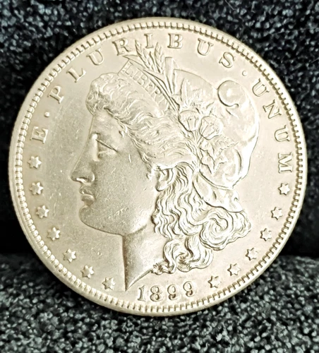 1899 S Morgan Dollar AU++ Great Eye Appeal Excellent Strike.