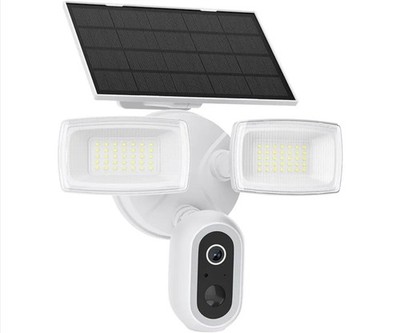 Onforu Solar Floodlight Security Camera, 2K Wireless Outdoor Flood Light Cam