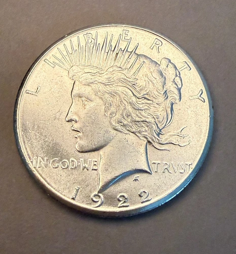 1922 S Peace Dollar BU UNCIRCULATED Silver Coin San Francisco - HIGH GRADE