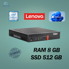 PC DE BUREAU LENOVO M910Q INTEL I5 RAM 8 Go SSD 512 Go WIN 11 PRO RECONDITIONNÉ