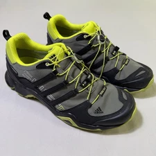 Adidas Terrex Swift R GTX Black Hiking Trail Shoes Gore-Tex Men's Size 10 Bungee