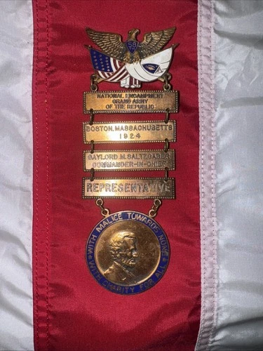 Grand Army of the Republic (G.A.R.) 58th National Encampment badge from 1924