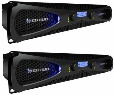 2x Crown XLS 1002 Power Amplifier 2 Channel Live Sound 350W Amp 4 