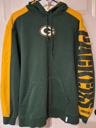 VTG NFL Green Bay Packers Reebok Team Apparel Hoodie Pullover - Large - Picture 5 of 10