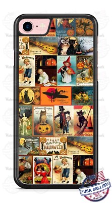 Classic Halloween Vintage Posters Phone Case For iPhone i15 Samsung S23 Google