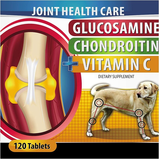 Glucosamine for Dogs 120 Extra Strength Chewable Tablets 500mg