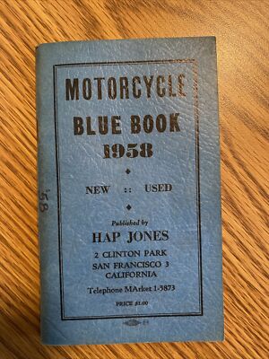 Motorbike Kelley Blue Book Used Motorcycles Prices 1958 Hap Jones