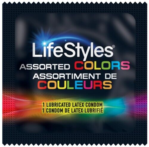 50 CT LifeStyles Assorted Colors Condoms - Picture 3 of 3
