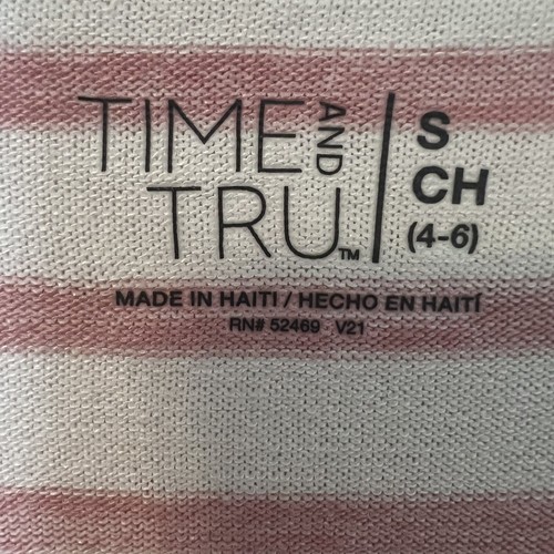 Ladies very soft Time and Tru Top Long sleeves With Stripes SMALL comfort - Picture 7 of 12