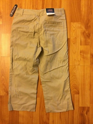 iNWT IZOD Pants Capris School Wear Girls Sz 10 Reg Waist Easy Care Stretch New - Picture 3 of 5