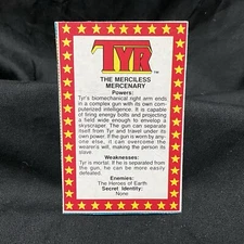 Kenner Super Powers File Card Tyr 