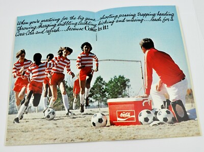 Vintage Coca-Cola Coke USA Heft - USSF Fußball Tipps How to improve your skills
