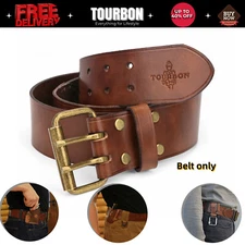 TOURBON Leather Tool Belt Rig Drill Holster Carry up to 45in Waist-Daily Deals