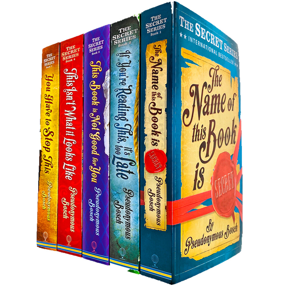 Secret Series Complete 5 Books Collection Set by Pseudonymous Bosch it's Too Lat