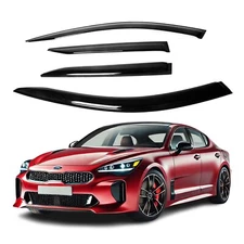 Fits KIA Stinger GT 2017-2023 Side Window Visor Sun Rain Deflector Guard Thicken