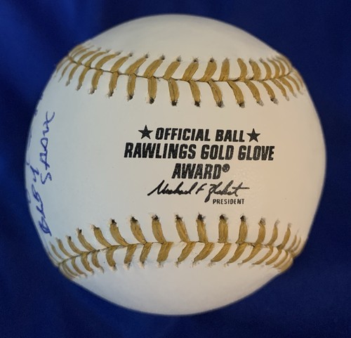 Gerardo Parra Signed Gold Glove Baseball Baby Shark Washington National Auto GTP - Picture 2 of 5