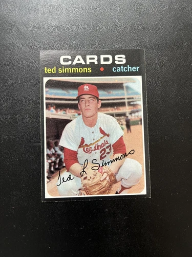1971 TOPPS #117 TED SIMMONS HOF STL CARDS—SHARP ROOKIE💥*** (tgcs)