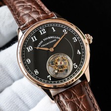 Sugess Tourbillon Master Bluesteel Seagull ST8000 Mechanical Mens Watch SU8000GB