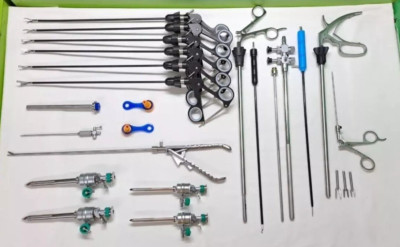 21PC - Laparoscopic Surgery Set SS High Quality Reusable Instruments