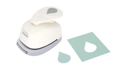 Bira Craft 1 inch Tear Drop Droplets Shape Lever Action Craft Punch for Art