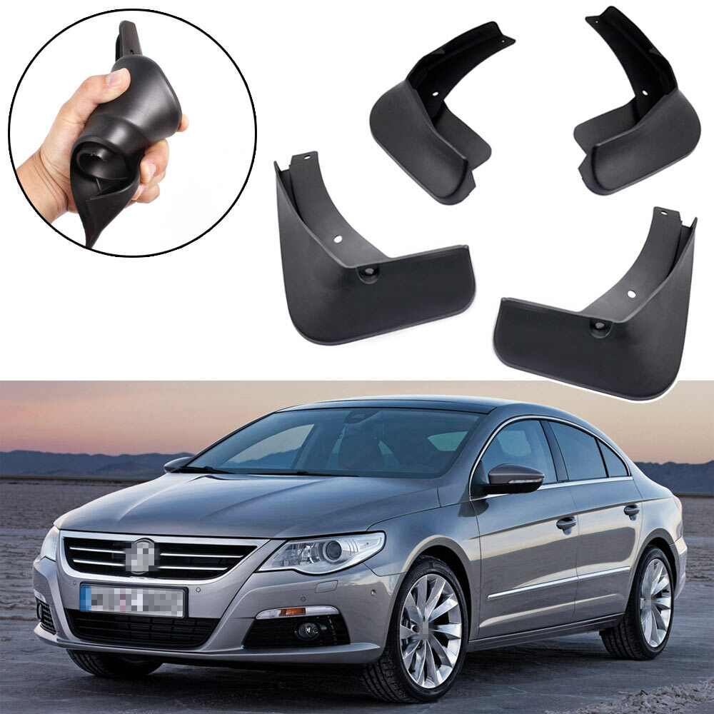 4 Mud Flaps Splash Guard Fender Car Mudguard New for Volkswagen CC 2009-2012