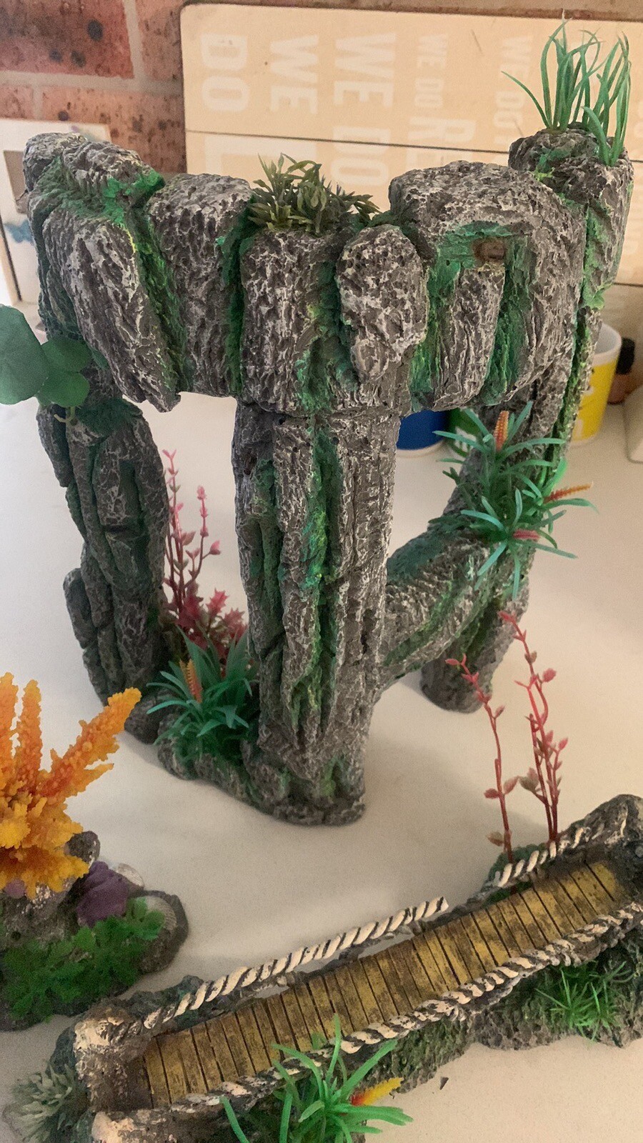 fish tank ornaments Coral Large Set Fish tank Decoration Fish Tank