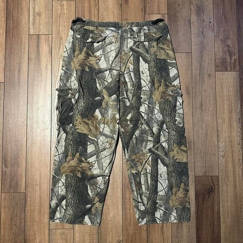 Vintage realtree hardwoods baggy cargo camo pants size XL - Picture 2 of 7