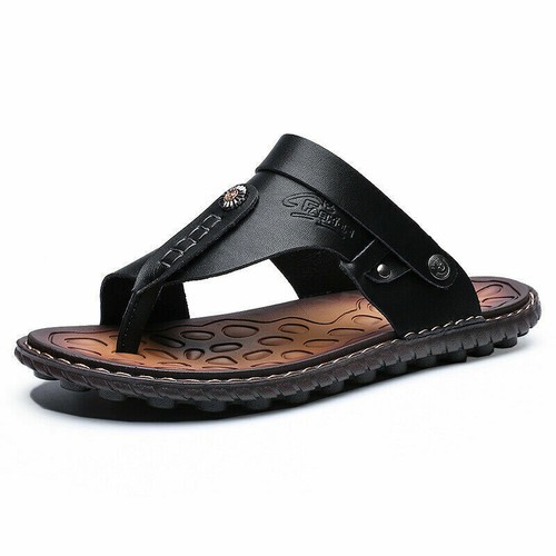 Verano Nuevas Sandalias Informales Para Hombre Zapatos de Playa Toboganes Zapatillas Chanclas Transpirables - Imagen 11 de 15