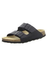 Natural Sense Unisex Ciabatte Pantolette Sandalo In Pelle Nero 1095018