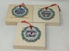 Longaberger Collector's Club Ornaments Christmas 1997-1999 New Open Box