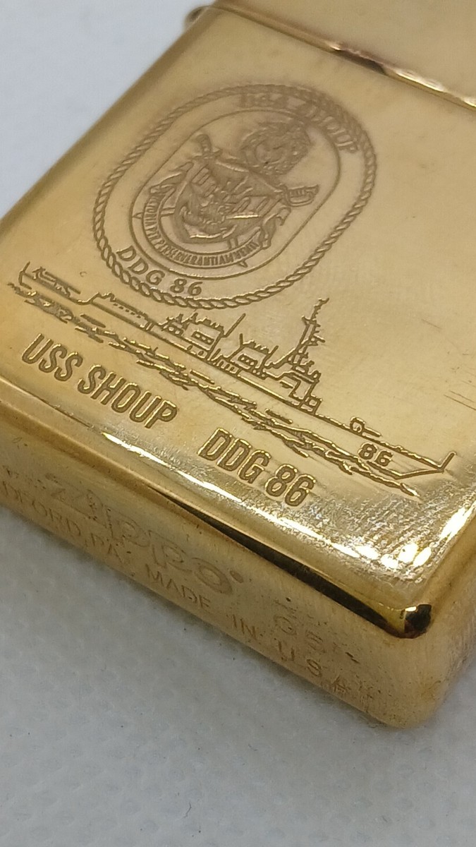 zippo USS まとめ 9個 1986年製など zippo lighter USS SHOUP DDG-86 solid brass 2005 US Navy