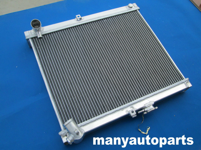 aluminum radiator &Two fans for 1986 1987 1988 Mazda RX7 RX-7 FC3S FC ...