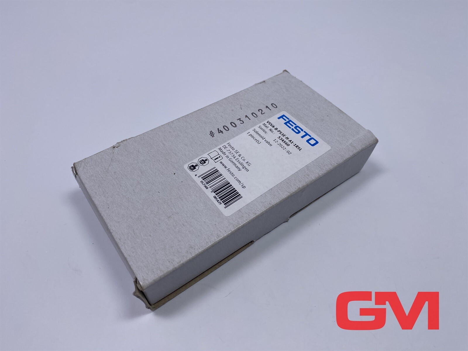 Festo Solenoid Valve VSVA-B-P53E-H-A1-1R5L 534560 5/3 Ventilated