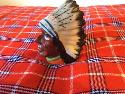 AMAZING VINTAGE INDIAN CHIEF BANK | eBay
