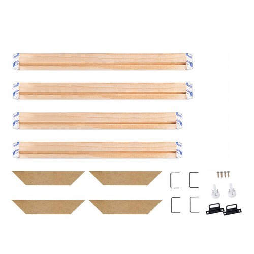 Art Canvas Stretcher Bar DIY Picture Natural Solid Wood Frame Stretching Strip - Picture 47 of 84