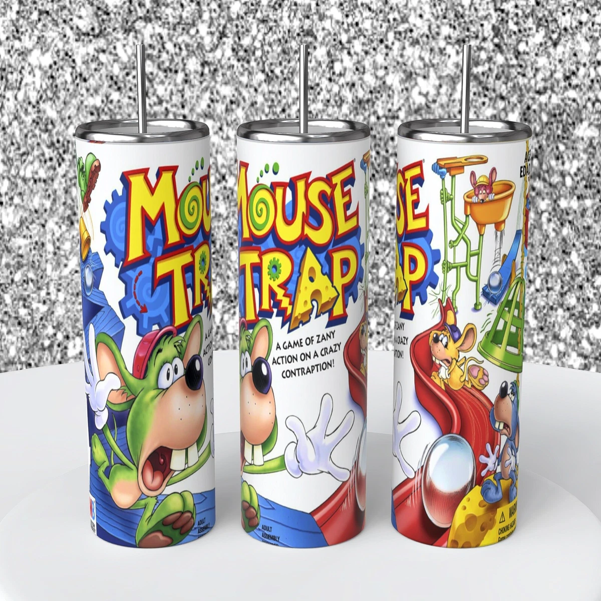 Mouse Trap Board Game 20oz Skinny Tumbler