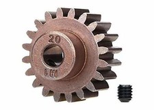 Traxxas 6494X Gear 20-T pinion 1.0 metric pitch  fits 5mm shaft set screw fo